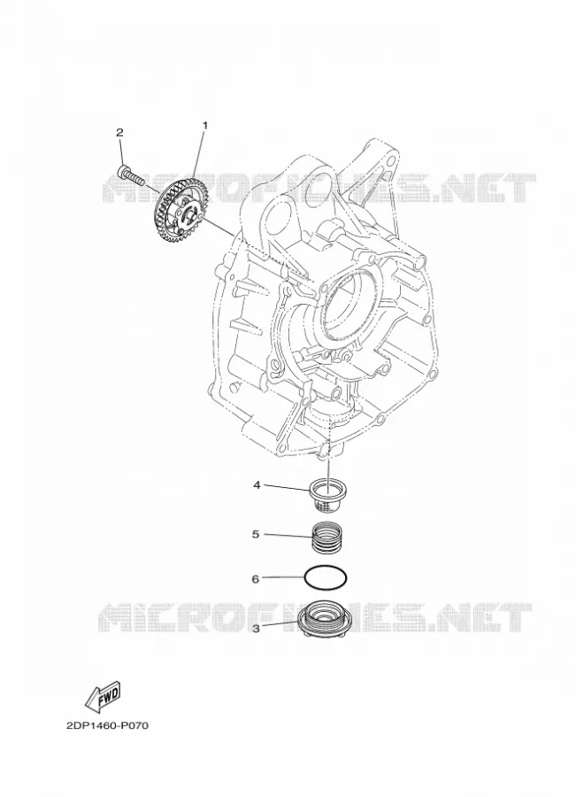POMPE A HUILE Yamaha SCOOTER 125 2017 NMAX  GPD125-A