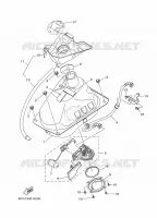 RESERVOIR A ESSENCE pour Yamaha OCITO 125 ABS de 2017