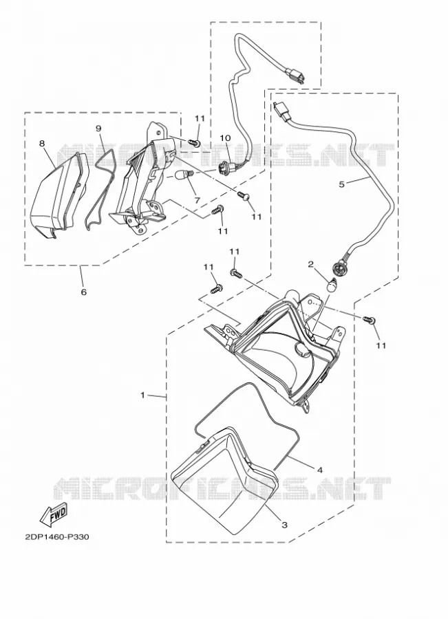 CLIGNOTANT 1 Yamaha SCOOTER 125 2017 OCITO  GPD125-A