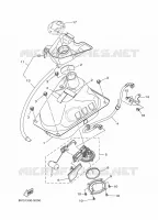 RESERVOIR A ESSENCE pour Yamaha OCITO 125 ABS de 2017
