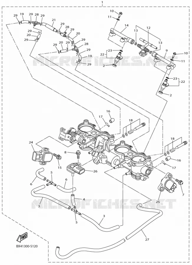 ADMISSION 2 Yamaha MOTO 1000 2017 R1  YZF-R1