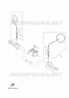 CARENAGES 1  pour Yamaha YW125 de 2010