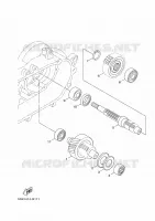 TRANSMISSION pour Yamaha YW125 de 2010
