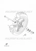 ROUE AVANT pour Yamaha HW151 de 2012