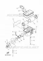 ADMISSION pour Yamaha YFM350FWA de 2011