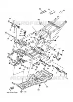 CADRE pour Yamaha YFM350FWA de 2011