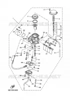 CARBURATEUR pour Yamaha YFM350FWA de 2011