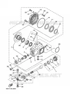CARDAN / COUPLE CONIQUE pour Yamaha YFM350FWA de 2011