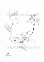 COMMODO / LEVIER pour Yamaha YFM350FWA de 2011