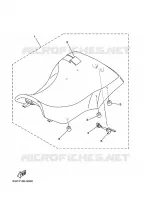 SELLE pour Yamaha YFM350FWA de 2011