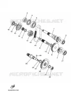 TRANSMISSION pour Yamaha YFM350FWA de 2011
