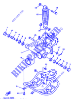 BRAS OSCILLANT / AMORTISSEUR pour Yamaha MOTO 4 - 250 de 1989