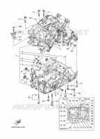 CARTER MOTEUR pour Yamaha XT1200Z de 2015