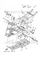 CADRE pour Yamaha YFM350FWA de 2008