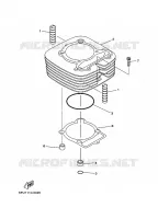 CYLINDRE pour Yamaha YFM350FWA de 2008
