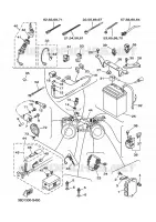 PARTIE ELECTRIQUE 1 pour Yamaha YFM350FWA de 2008