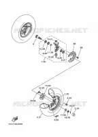 ROUE AVANT pour Yamaha YFM350FWA de 2008