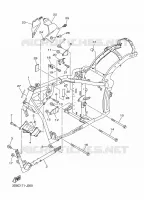 CADRE pour Yamaha XVS1300A de 2014