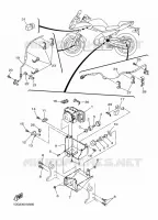 PARTIE ELECTRIQUE 3 pour Yamaha DIVERSION 600 F ABS de 2014