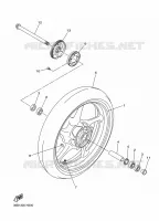 ROUE AVANT pour Yamaha DIVERSION 600 F ABS de 2016