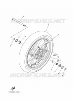 ROUE AVANT pour Yamaha MT-07 de 2016