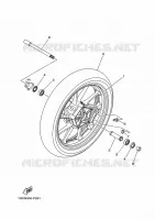 ROUE AVANT pour Yamaha MT-09 ABS de 2016