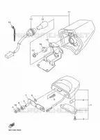 FEU ARRIERE pour Yamaha XJ6 N ABS de 2016