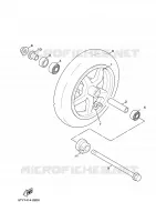 ROUE AVANT pour Yamaha NXC125 de 2004