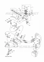 MAITRE CYLINDRE DE FREIN AVANT pour Yamaha YZF-R3 ABS de 2016