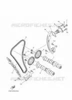 ARBRE A CAMES / CHAINE DE DISTRIBUTION pour Yamaha MT-03 ABS de 2016