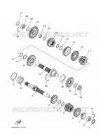TRANSMISSION pour Yamaha MT-03 ABS de 2016