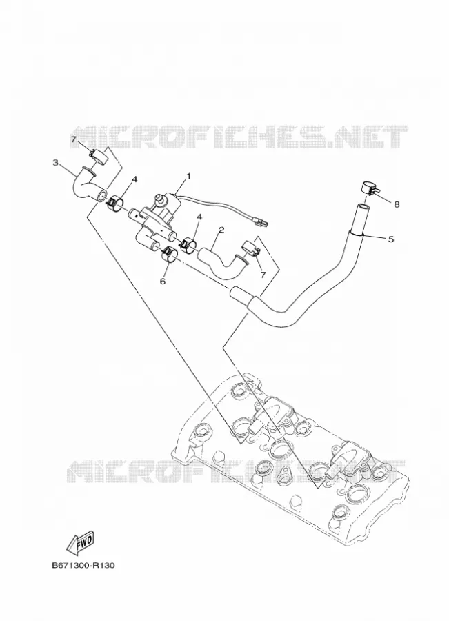 SYSTÈME D'ADMISSION D'AIR AIS Yamaha MOTO 1000 2016 MT  MTN1000