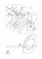 ETRIER DE FREIN ARRIERE pour Yamaha MT-09 de 2016