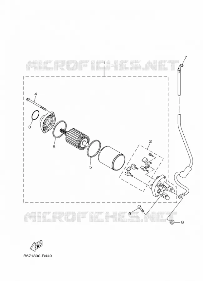 DEMARREUR Yamaha MOTO 1000 2017 MT  MTN1000D
