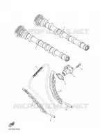 ARBRE A CAMES / CHAINE DE DISTRIBUTION pour Yamaha YZF R1 de 2017