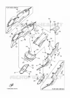 COUVERCLE LATERAL pour Yamaha MT-07 de 2016