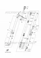 FOURCHE pour Yamaha MT-07 de 2016