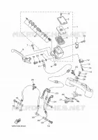 MAITRE CYLINDRE DE FREIN AVANT pour Yamaha MT-07 de 2016