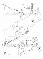 MAITRE CYLINDRE DE FREIN ARRIERE pour Yamaha XV950 de 2016