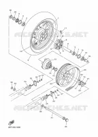 ROUE ARRIERE pour Yamaha XVS950A de 2012