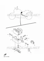PARTIE ELECTRIQUE 3 pour Yamaha VMAX17 de 2016