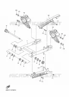 BRAS OSCILLANT / AMORTISSEUR pour Yamaha XVS950CR de 2015