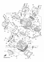 CULASSE pour Yamaha XVS950CR de 2015