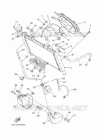 RADIATEUR / DURITES pour Yamaha MT-09 de 2016