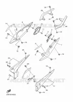 COUVERCLE LATERAL pour Yamaha DIVERSION 600 F de 2016