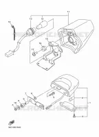 FEU ARRIERE pour Yamaha DIVERSION 600 F de 2016