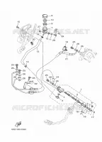 MAITRE CYLINDRE DE FREIN ARRIERE pour Yamaha MT-09 ABS de 2017