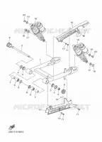 BRAS OSCILLANT / AMORTISSEUR pour Yamaha XV 950 R ABS de 2017