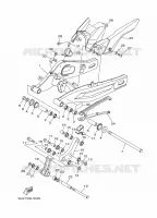 BRAS ARRIERE pour Yamaha MT-07 ABS de 2017