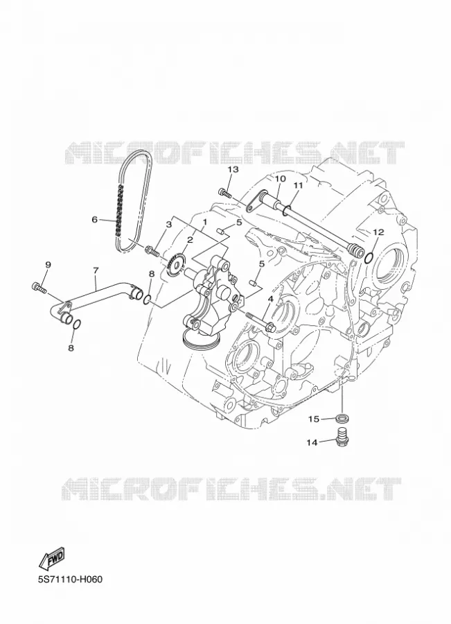 POMPE A HUILE Yamaha MOTO 950 2016 XV  XVS950CR